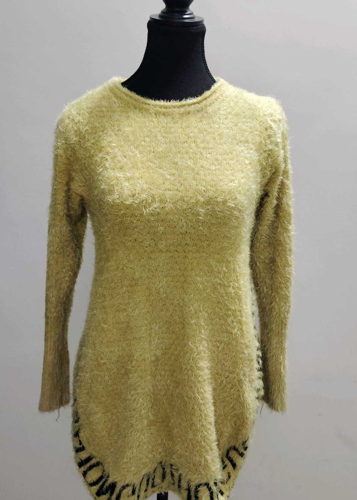 Fluffy Long Sleeve Sweater Top