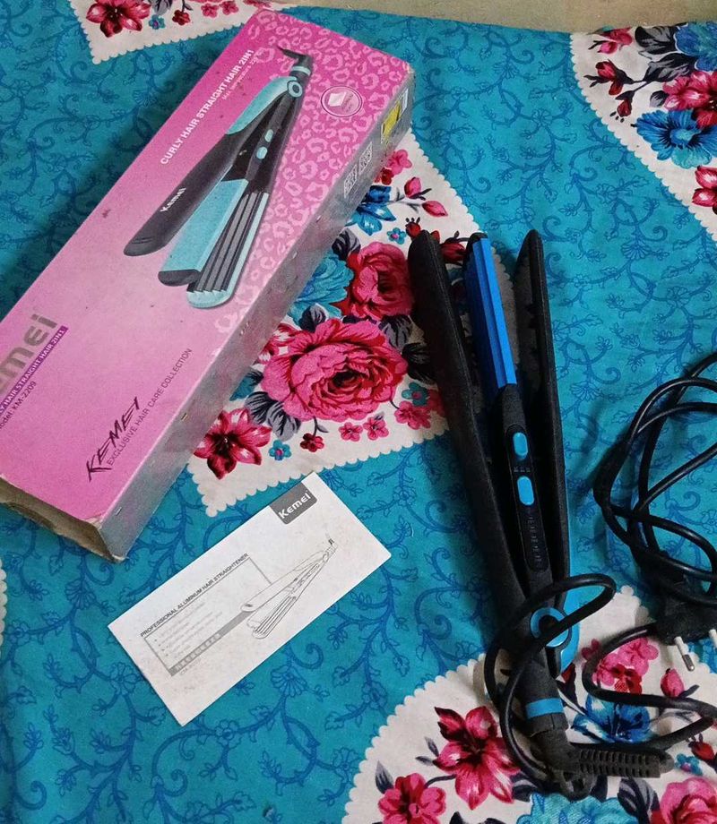 STRAIGHTENER AND CRIMPER 2IN1