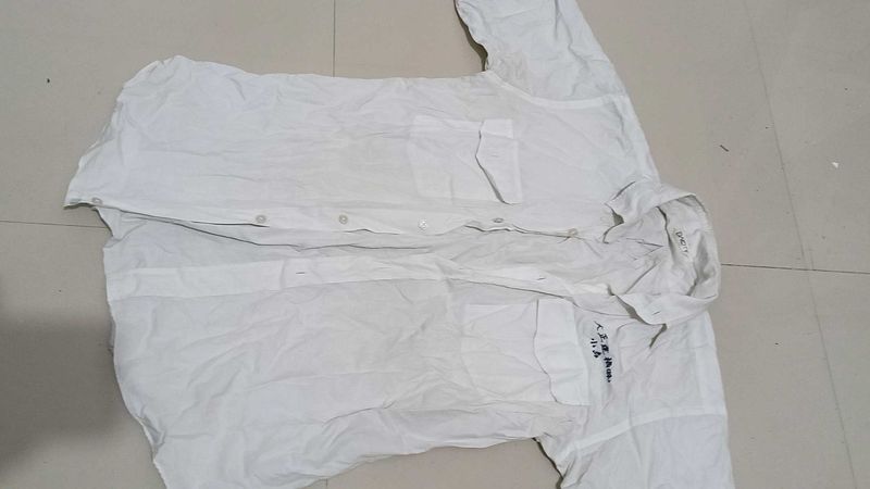 White Button-Down Shirt