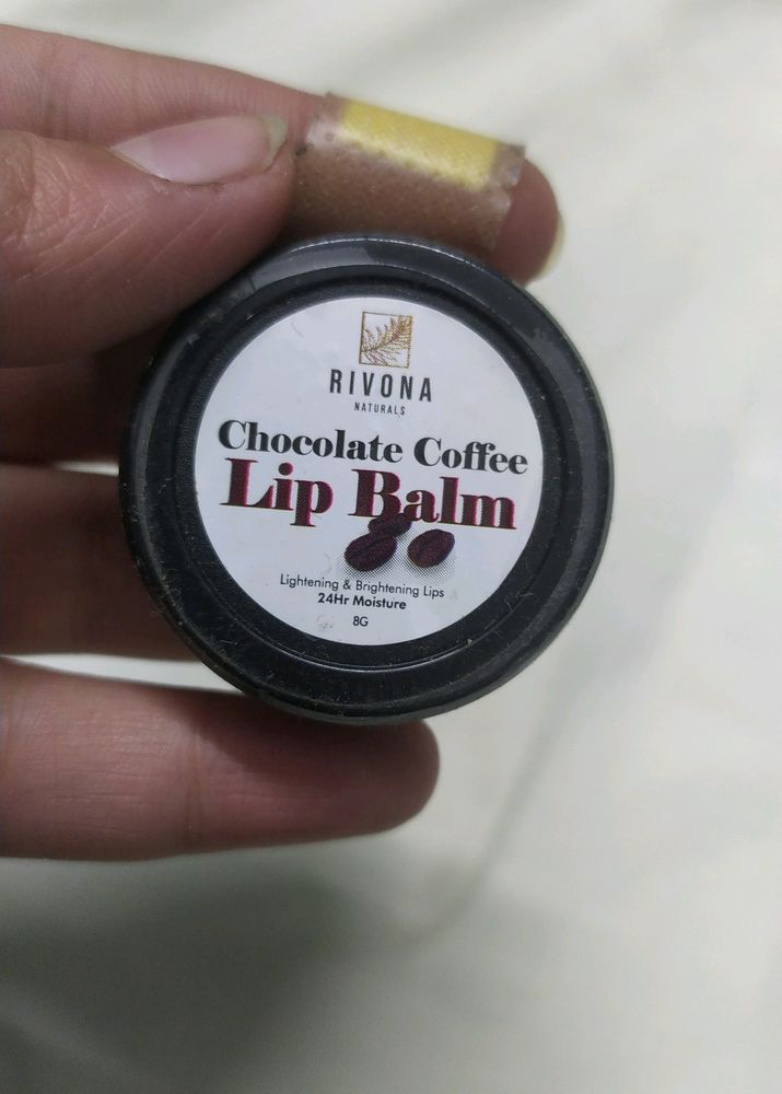 Chocolate Coffee Lip Balm By Rivona Naturals