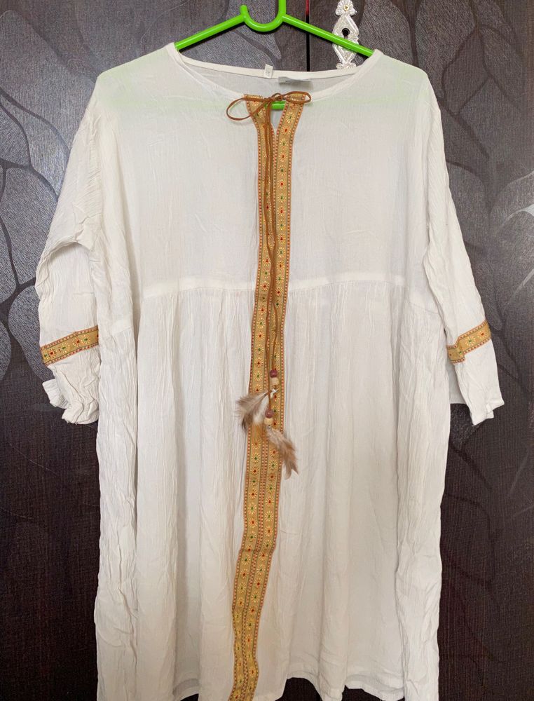 tunic with bell sleeves