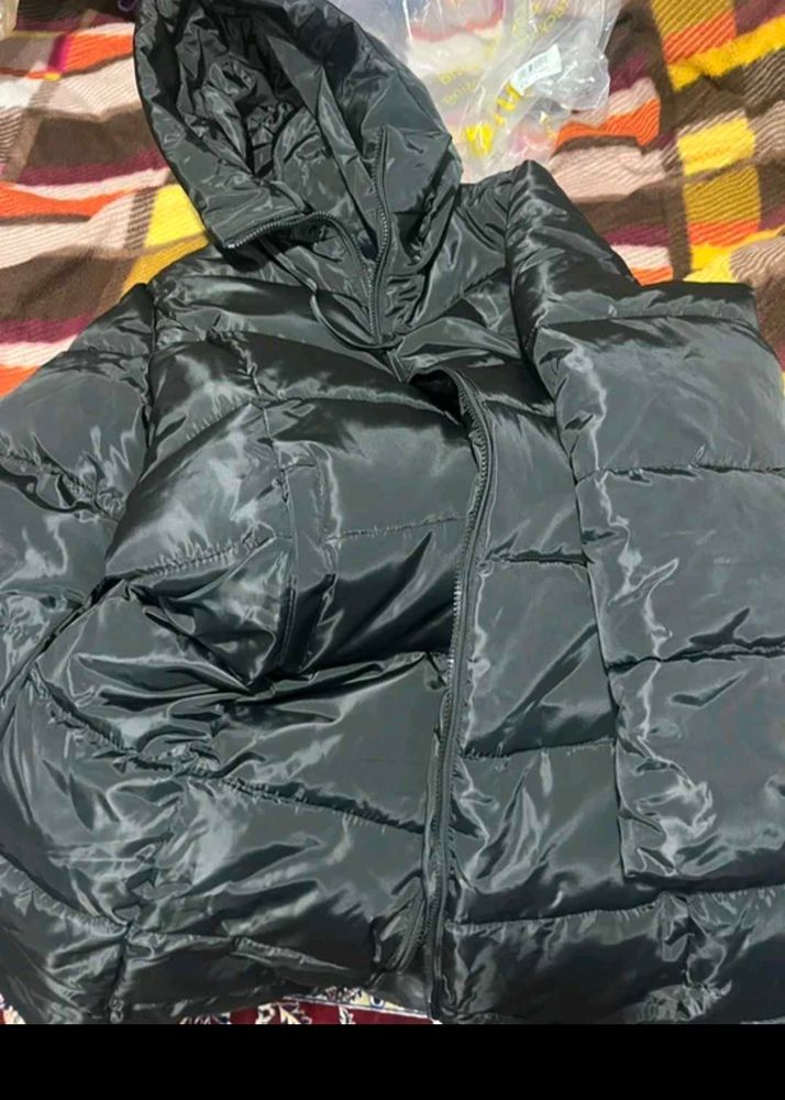 Puffer long coat