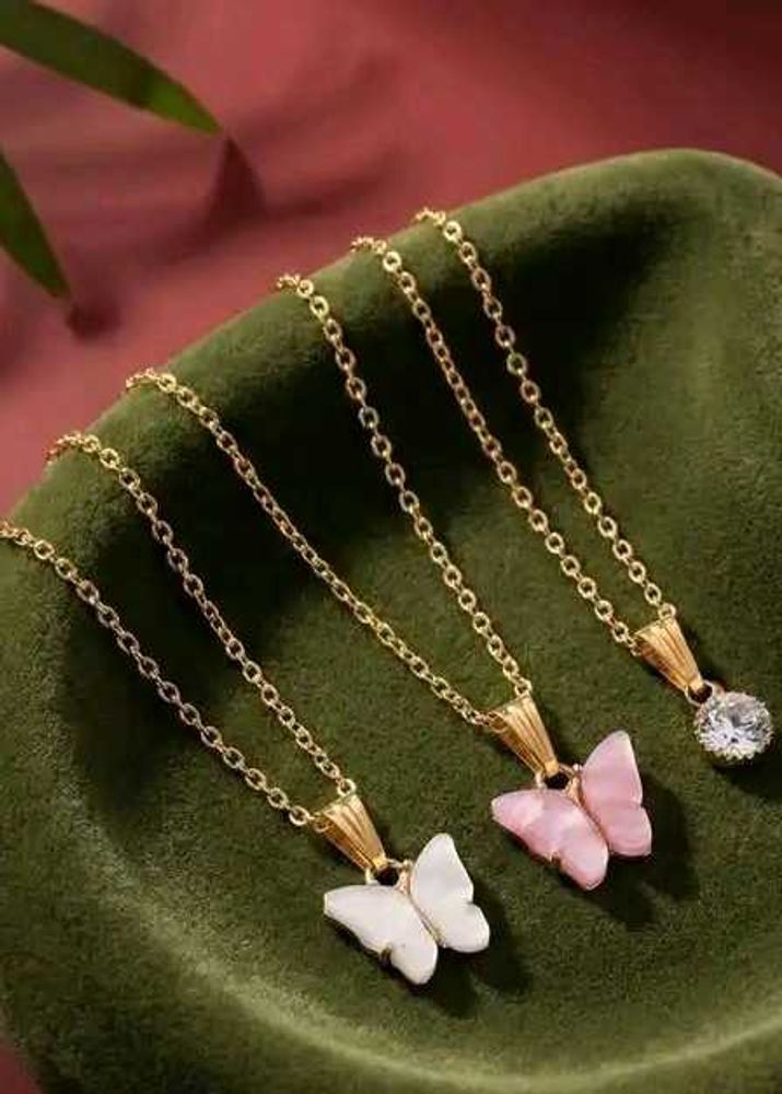 Butterfly Pendant Necklace