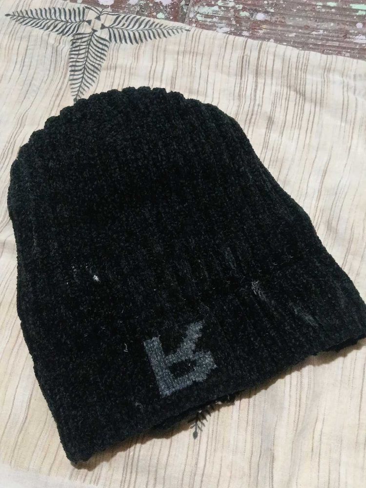 Black Beanie with Logo