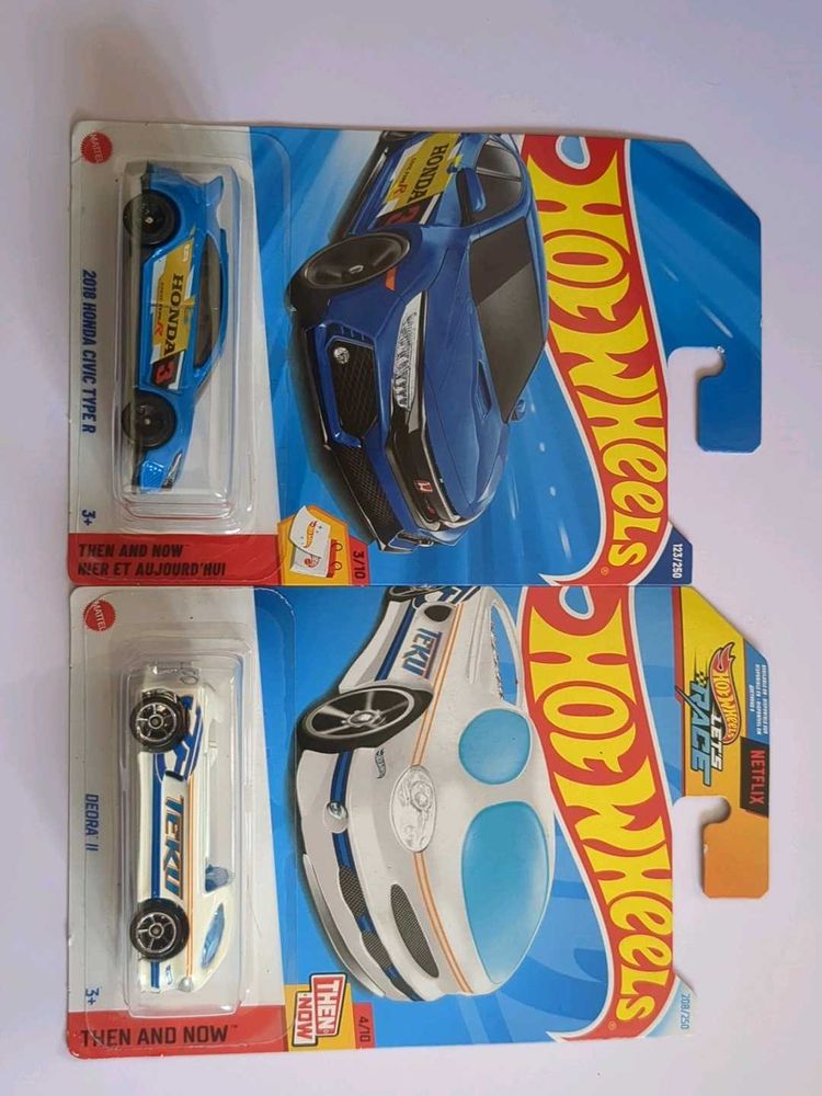 Hot Wheels Honda &amp; Teku Diecast Cars