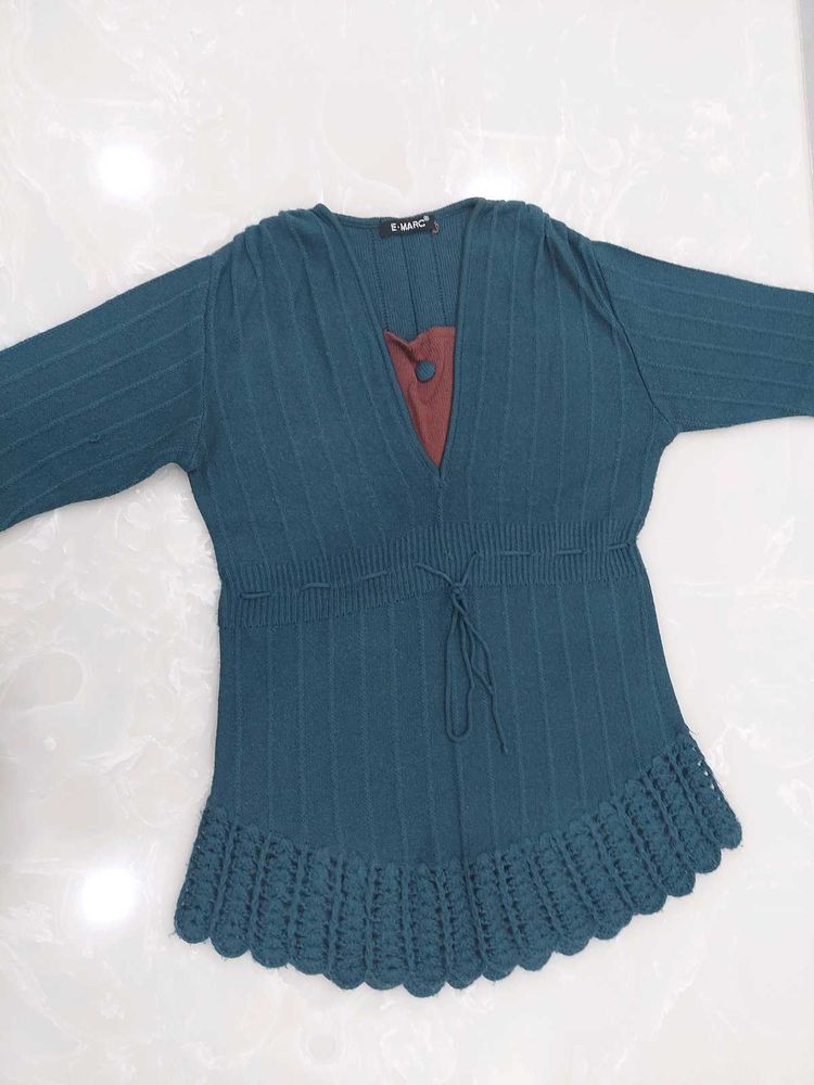 Sea Green Sweater
