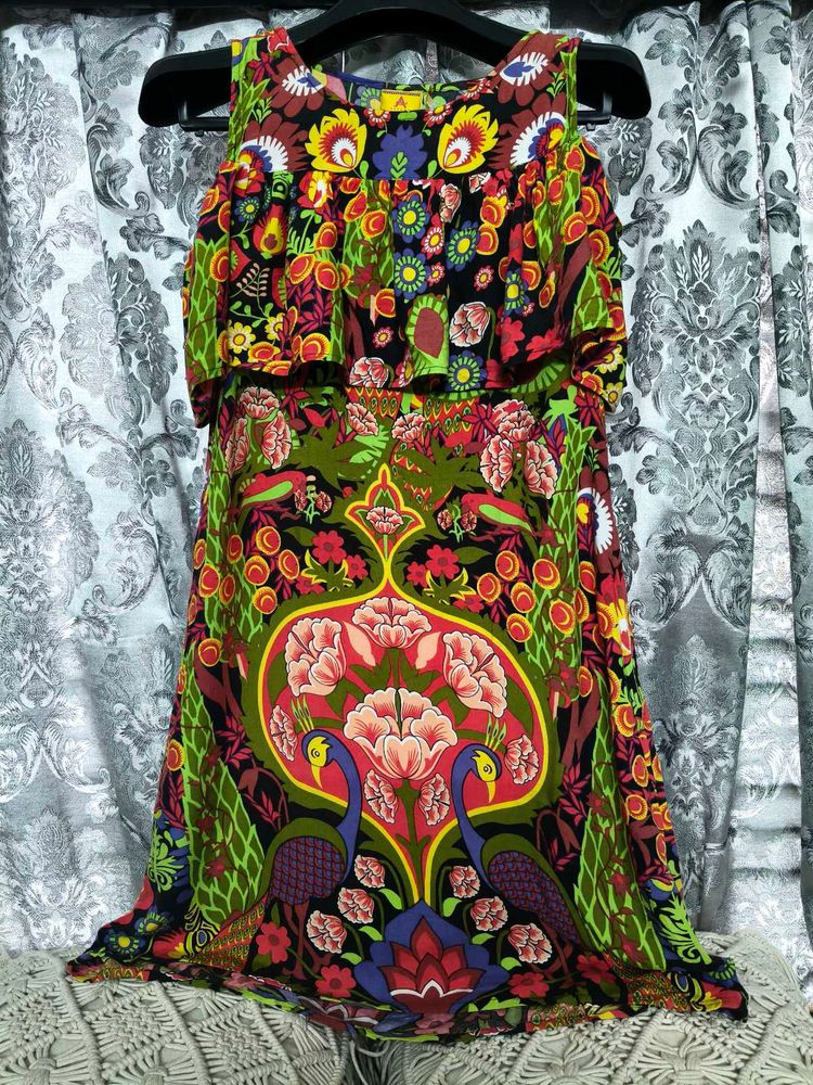 jungle themed Print Dress