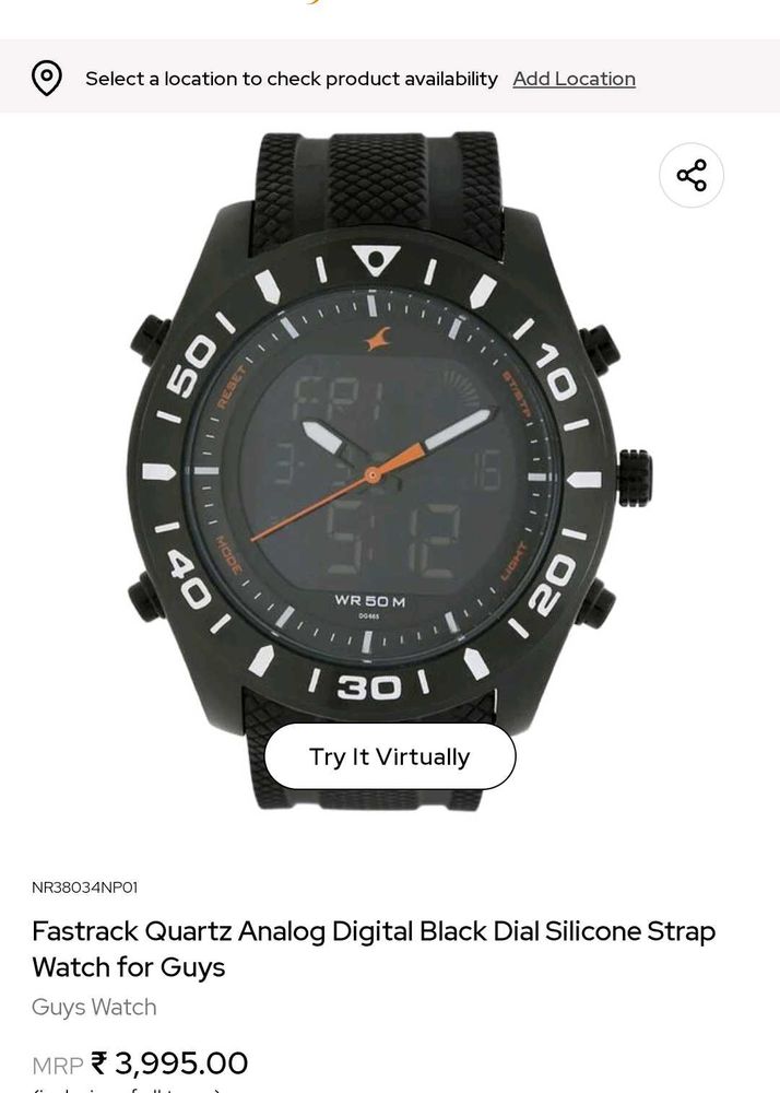 Mens Orignal Fastrack Watch