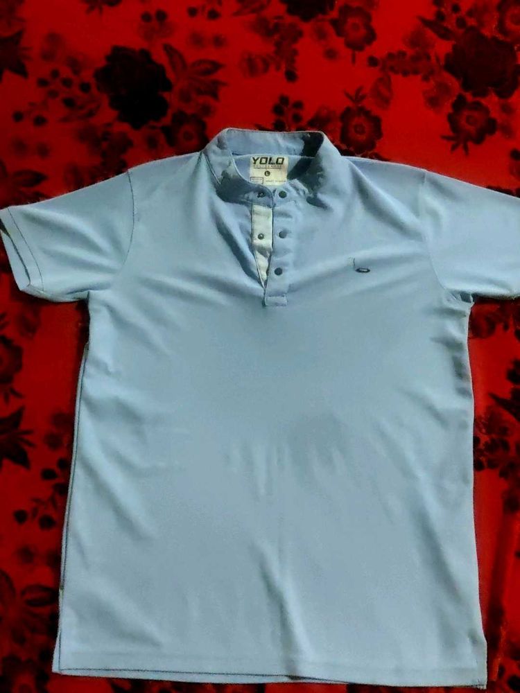Light Blue Polo T-Shirt