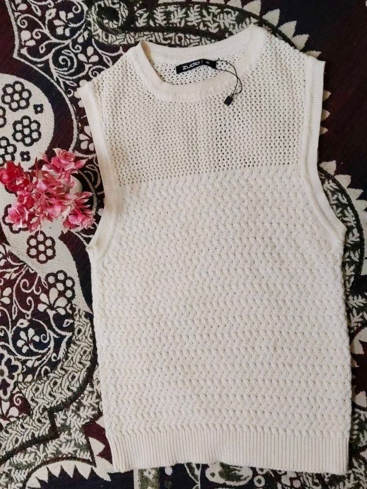 woolen sleeves top.