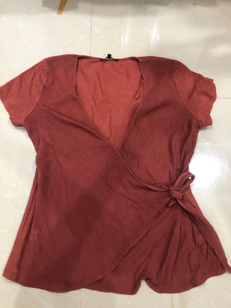 Rust Wrap Top