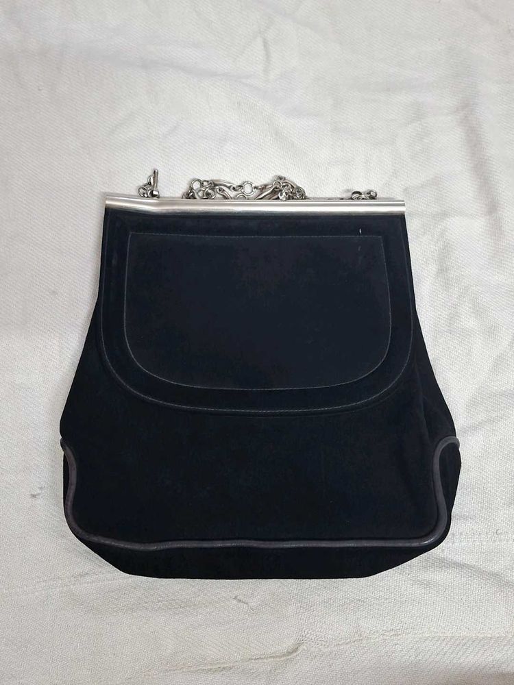 Black Swad Valvet Purse