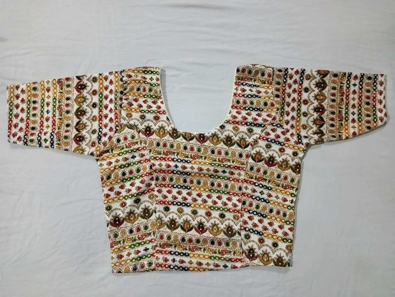 Vintage Patterned Blouse