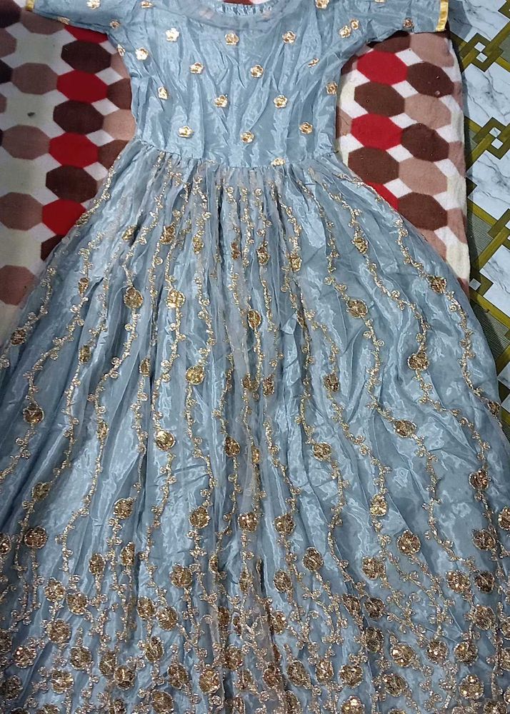 New Heavy Gown And Dupatta With Pajama