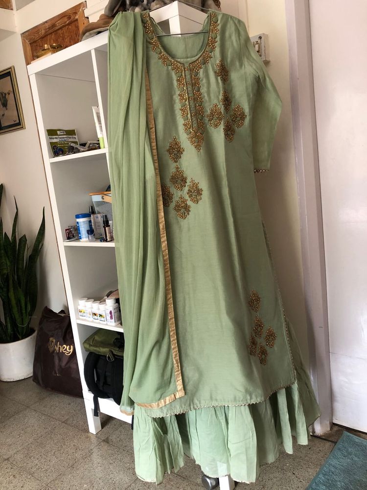 2 Piece Kurta And Georgette Dupatta