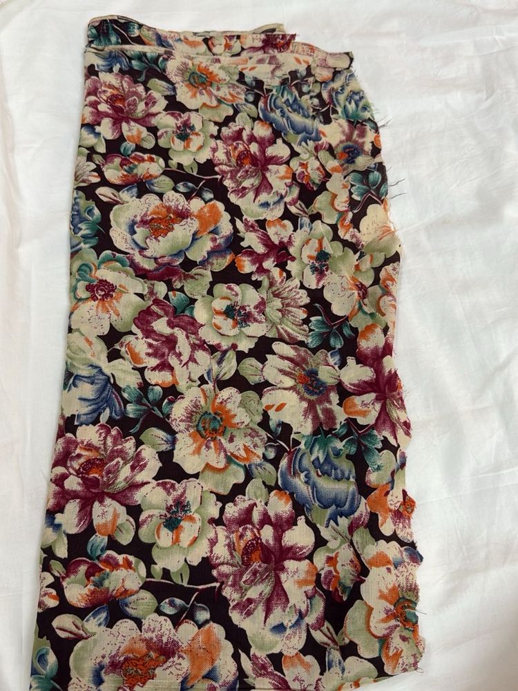 Multicolour Floral Fabric