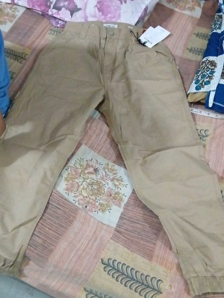 Khaki Casual Pants