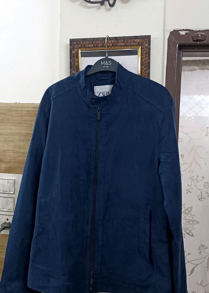 Zara Suede Leather Jacket