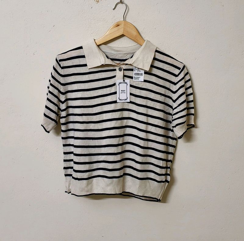Trendy Stripe Top For Women