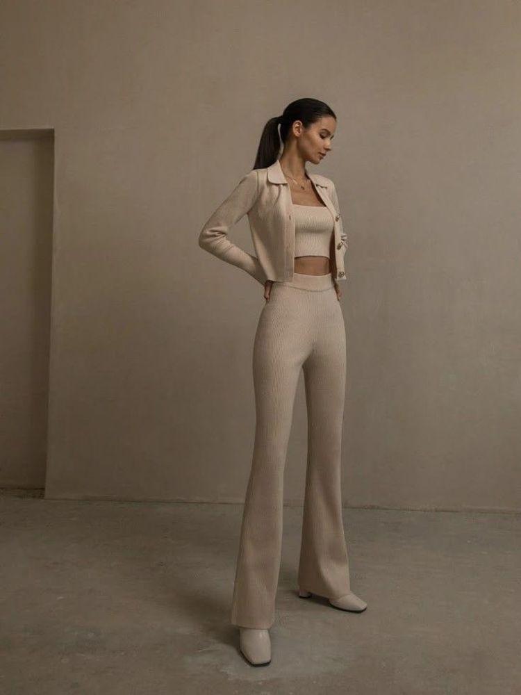 Beige Pants