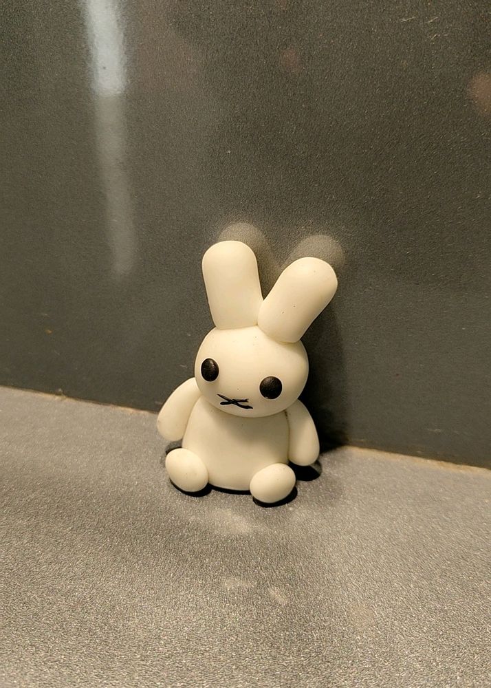 Cute Clay Miffy Keychain