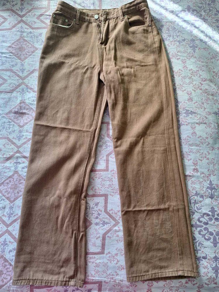 Brown Urbanic Flared Jeans