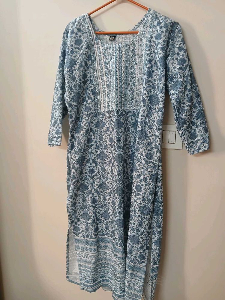 Floral Print Kurta
