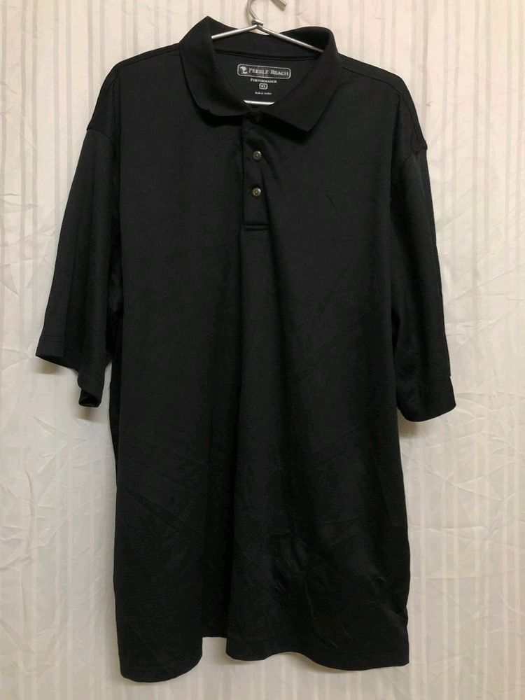 Pebble Beach Black T Shirt