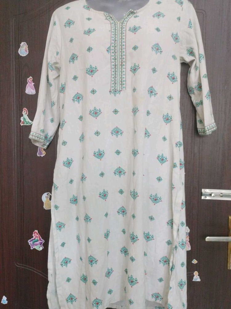 White kurta