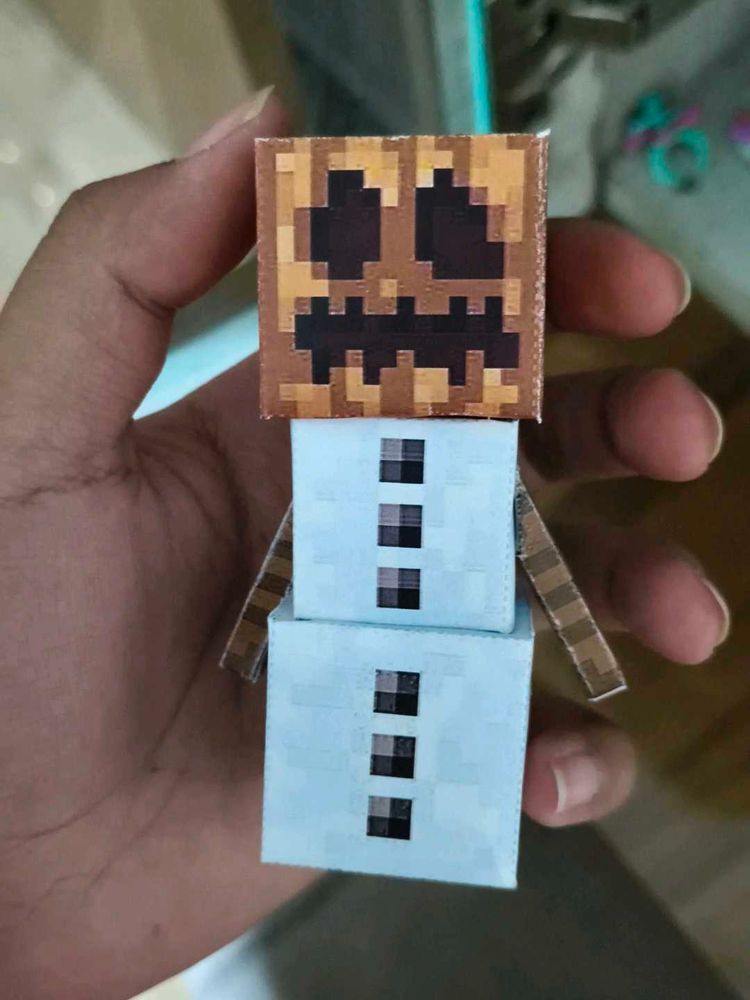Minecraft Snow Golem Toy