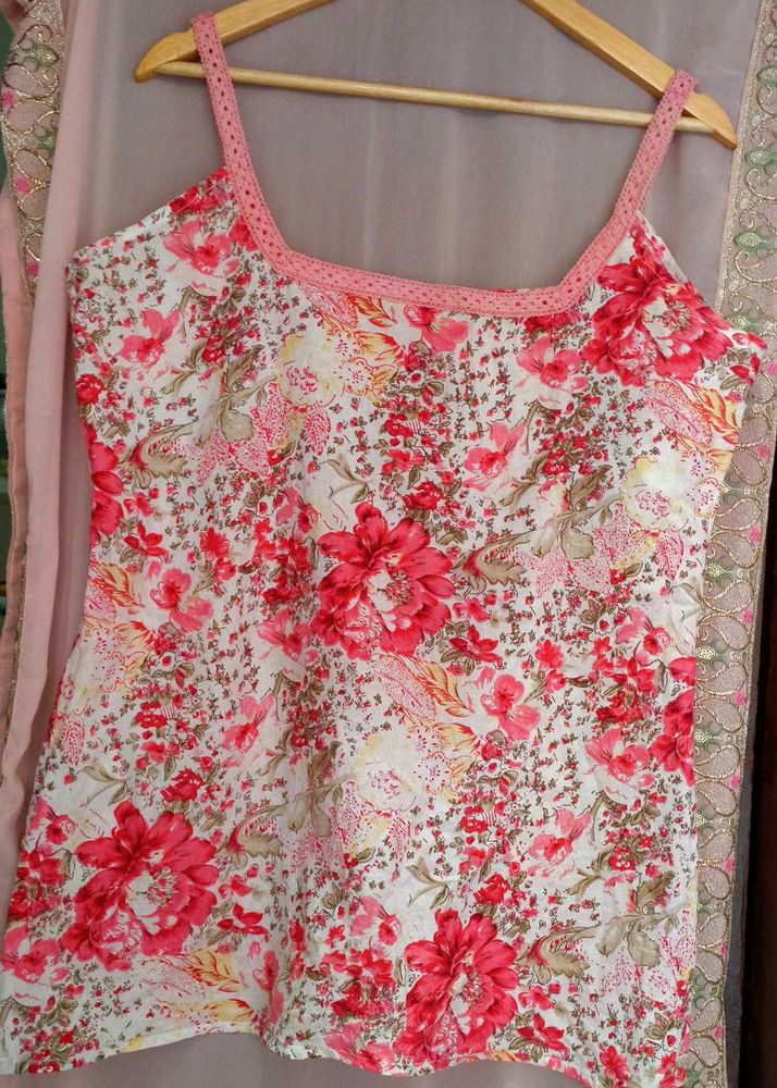 Floral Print Tank Top