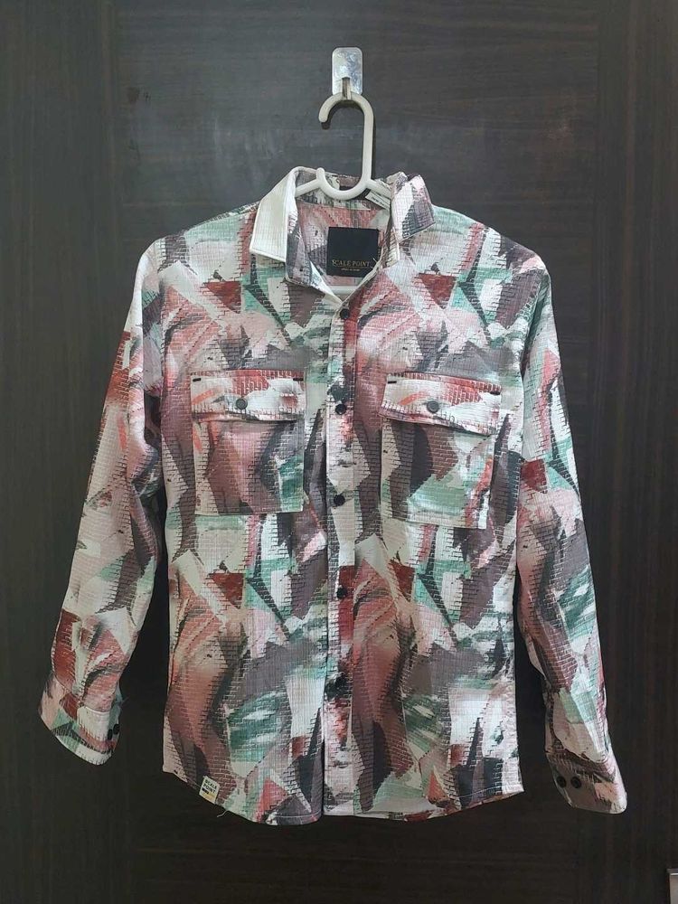 BlackTag Abstract Button Down Shirt
