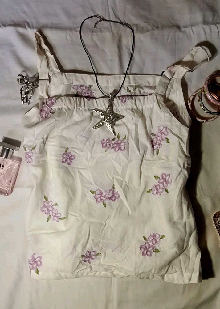 Floral Print Tank Top