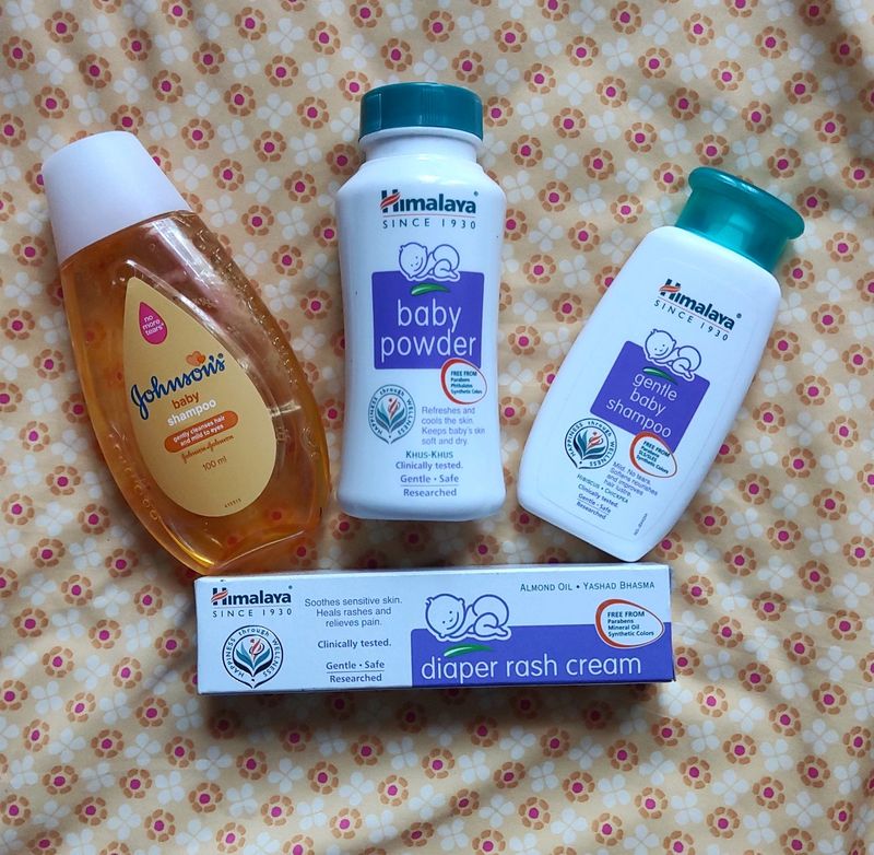 Himalaya Baby Shampoo,powder &amp; Diaper r