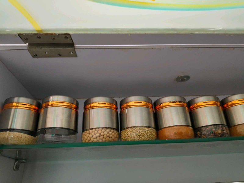 Glass Spice Storage Jars