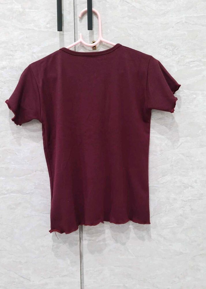 Maroon T-Shirt