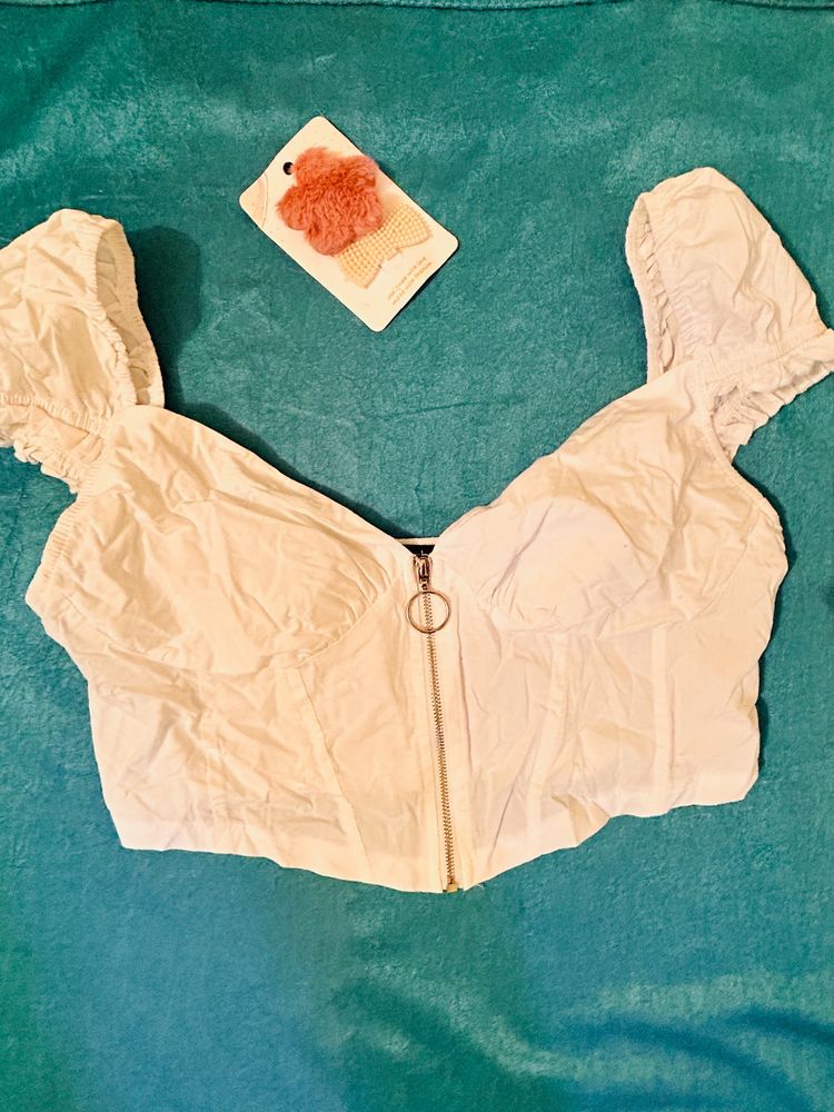 White Bustier Top!