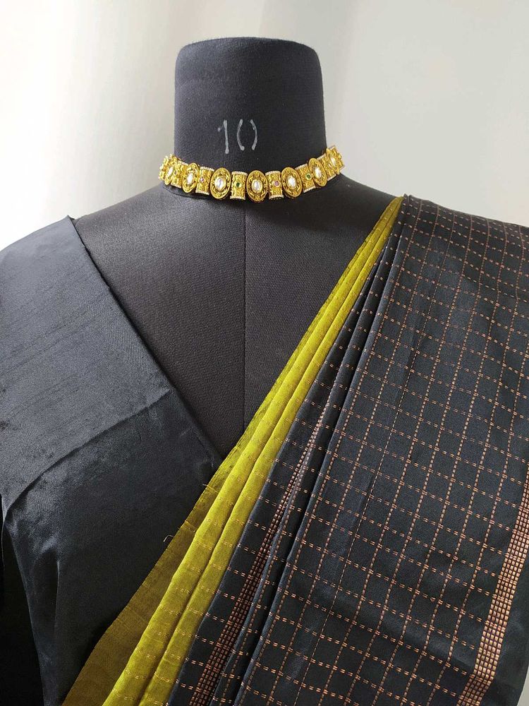 Elegant Silk Saree Double Colour