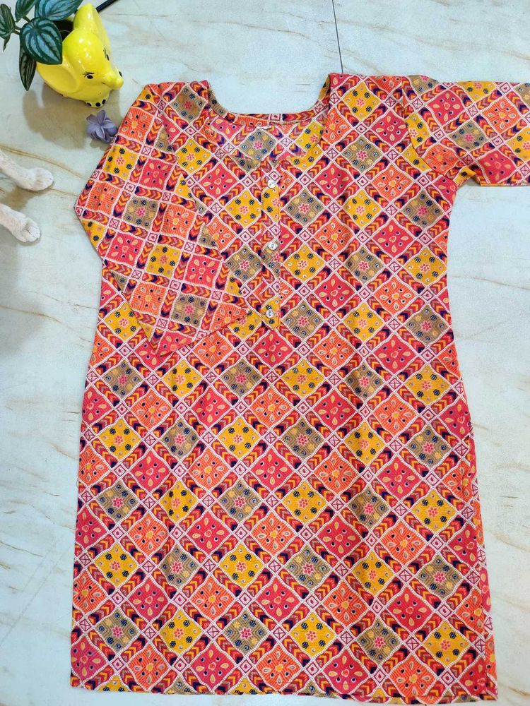 Ethnic Printed Kurta