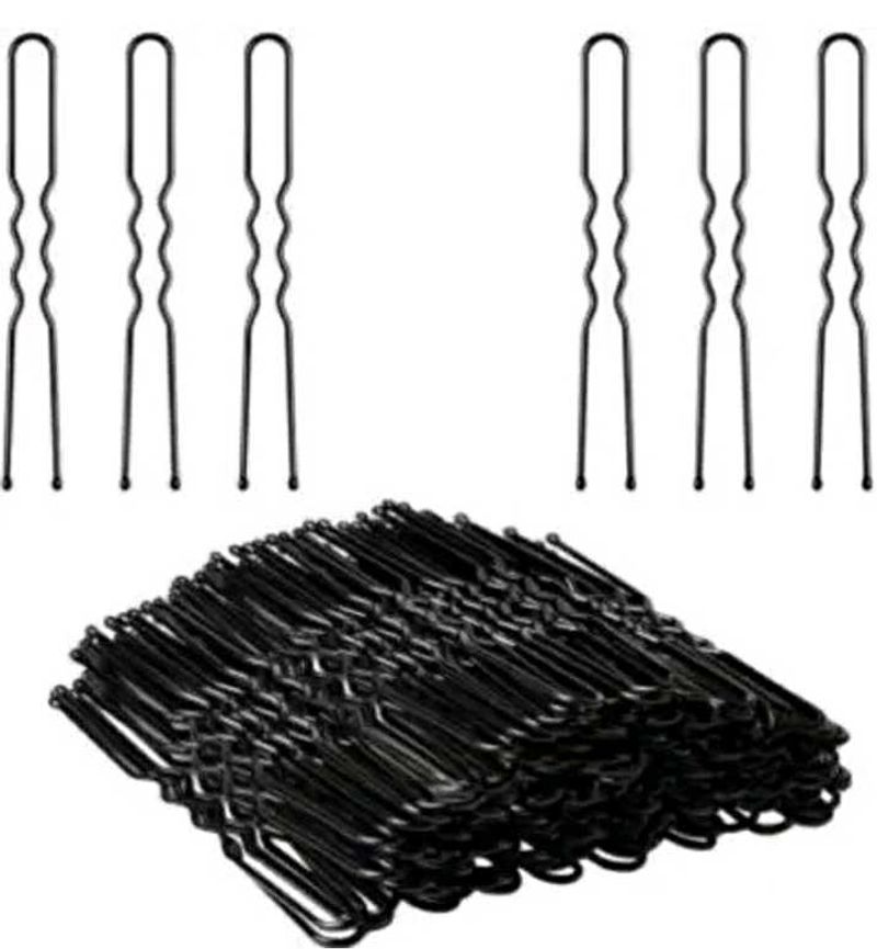 100 Pcs Curved U Shape For Bun Juda Bobby Hair Pin
