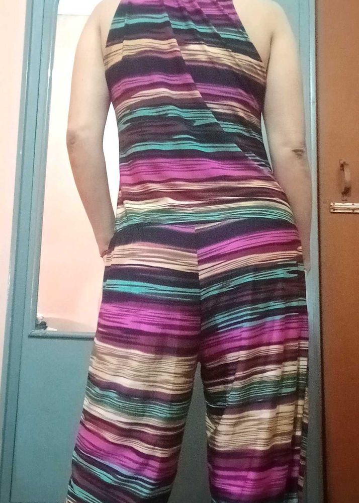 Striped Jumpsuit