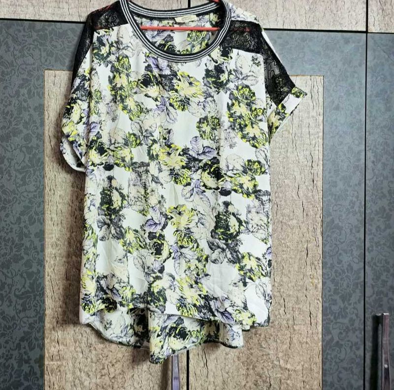 Branded Casual Floral Top