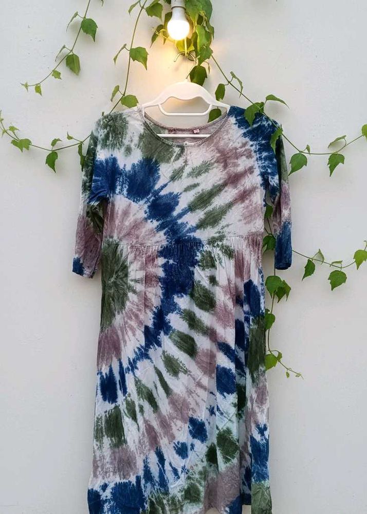 Tie-Dye Dress(Small size)✨