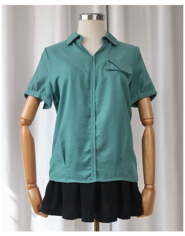 Green Casual Top