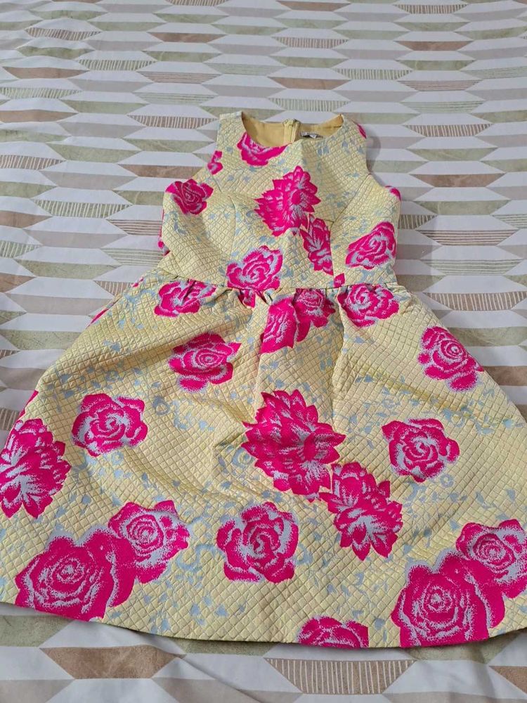 Floral Girls Dress Bust 14inch