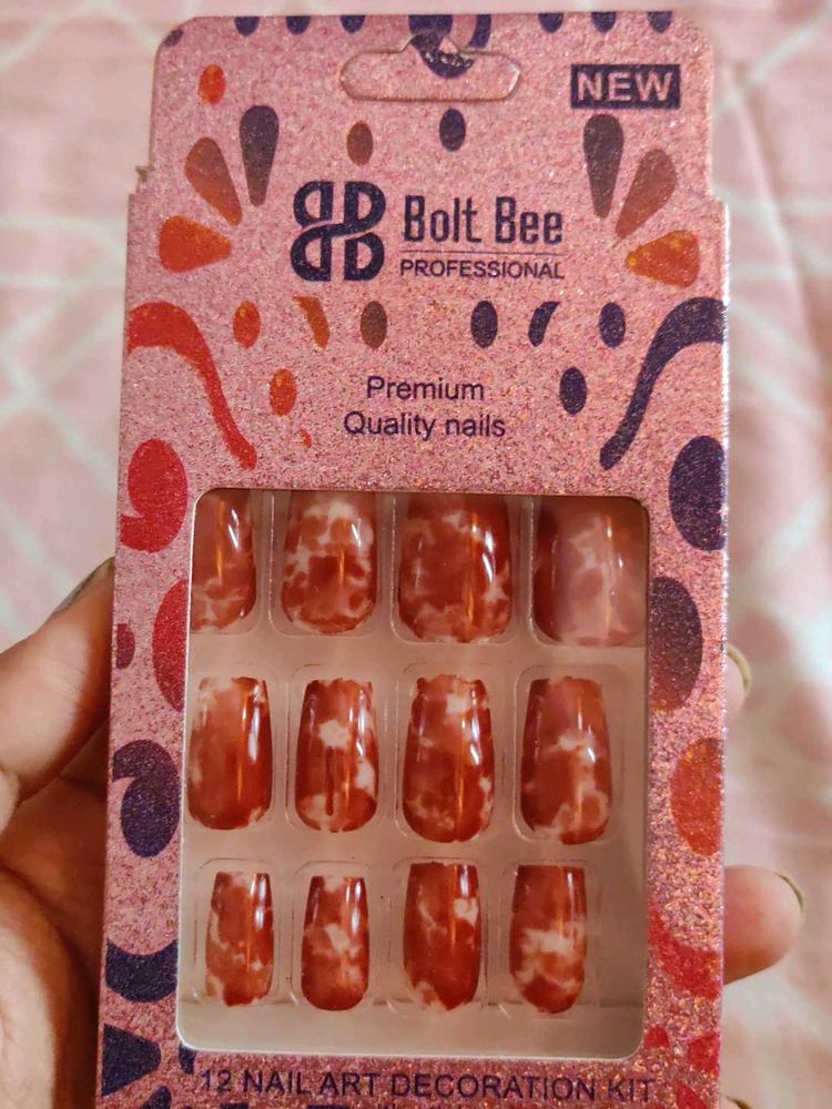 24 Sets Of Tye Dye Nails