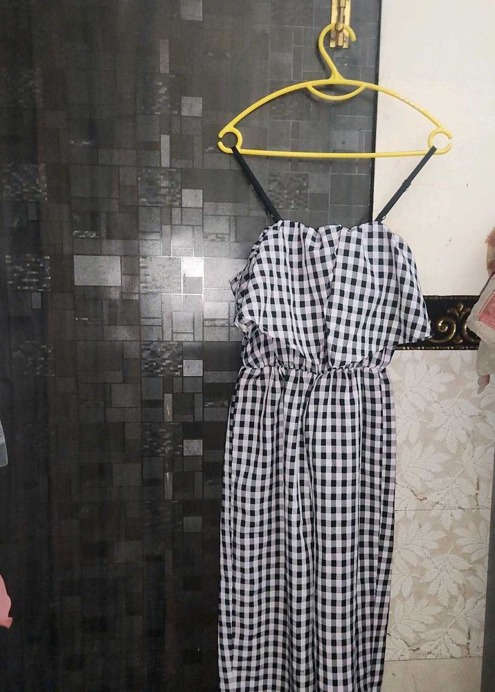 Gingham Jumpsuit