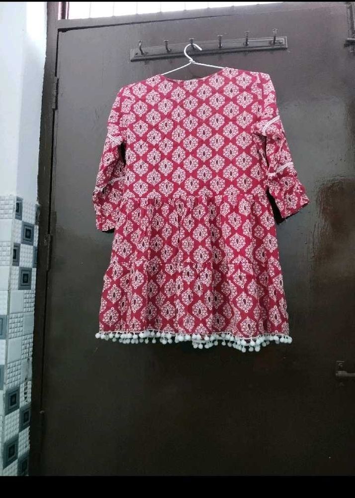 Pure Cotton Short Kurti