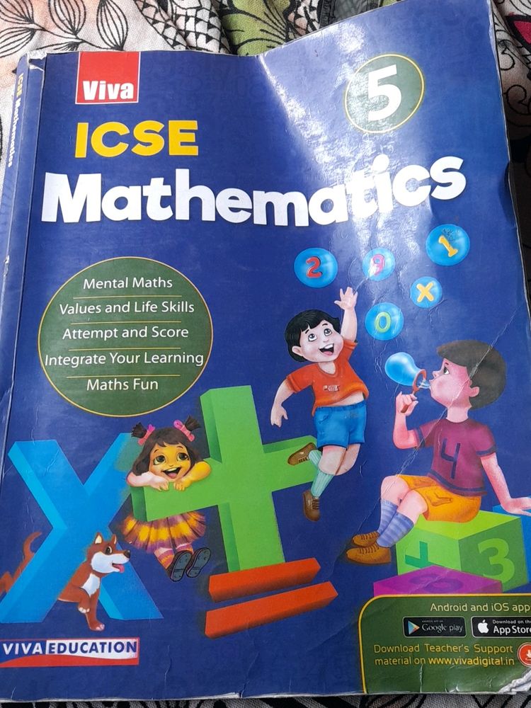 Class 5 Math Book ICSE BOARD