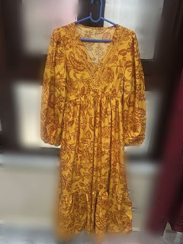 Floral Print Midi Dress